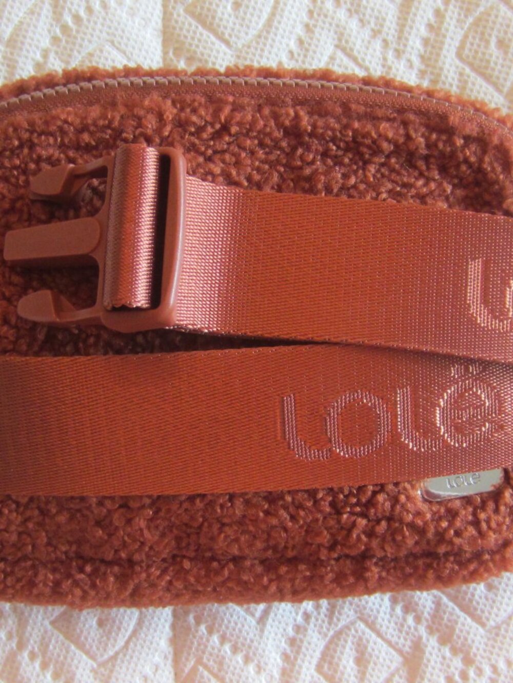 LOLE Cross Body/Fannypack Bag Fuzzy Orange